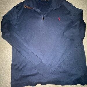 Polo by Ralph Lauren Blue Zip Up Sweater